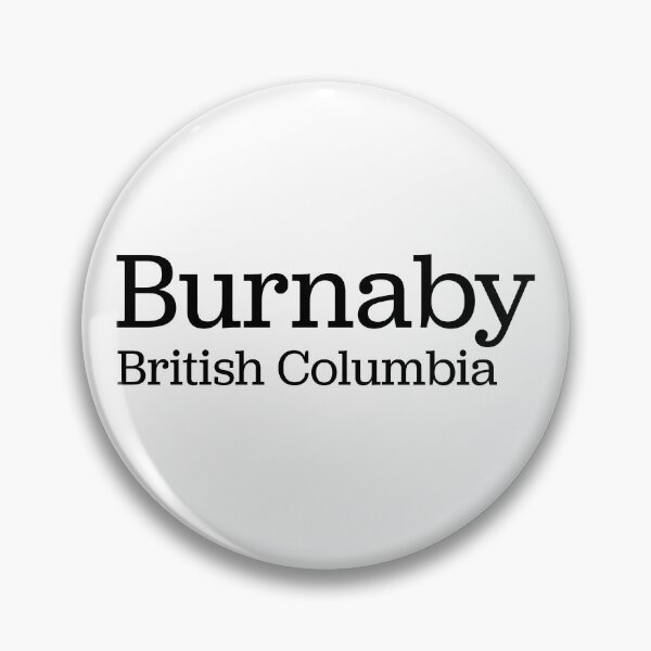 Item preview, Burnaby BC typeset designed and sold by WhereWear.