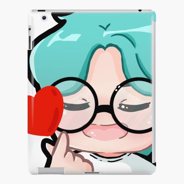 Twitch Emotes / 6 Cute chibi emoji emotes for streamers / kawaii brunette  girl stream emoji gg hype rage lol
