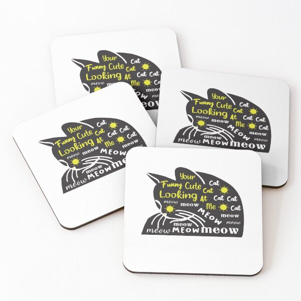 Item preview, Your Funny Cute Cat Looking At Me Funny Cat Lovers Gift Cute Cat Art designed and sold by pedrored369.