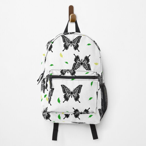 Item preview, Black Butterflies with yellow & green Fallen leaves designed and sold by Anna-cuteart3.