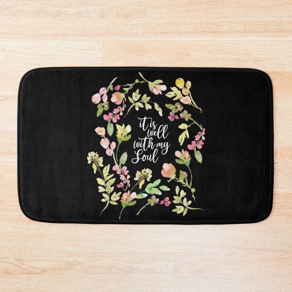 Item preview, It Is Well With My Soul - Black designed and sold by amazingjoy.