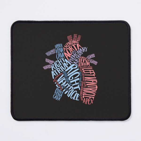 Item preview, Pastel Heart Gross Anatomy Typography Sticker designed and sold by PiotrSchrader.
