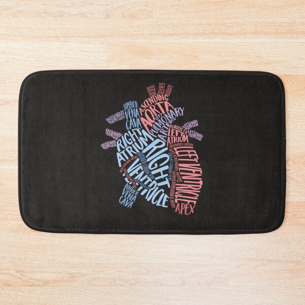 Item preview, Pastel Heart Gross Anatomy Typography Sticker designed and sold by PiotrSchrader.
