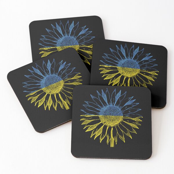 Item preview, Ukraine Flag Colors Sunflower designed and sold by bitstudio.