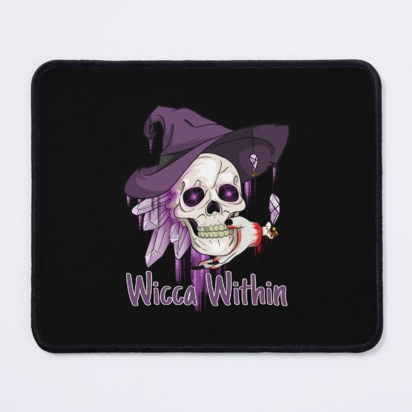 Item preview, Witchy Wicca Within Crystal Witch Skull designed and sold by BlackSheepEllis.