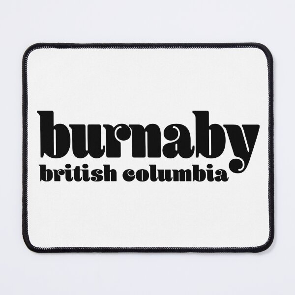 Item preview, Burnaby British Columbia bubble type black designed and sold by WhereWear.