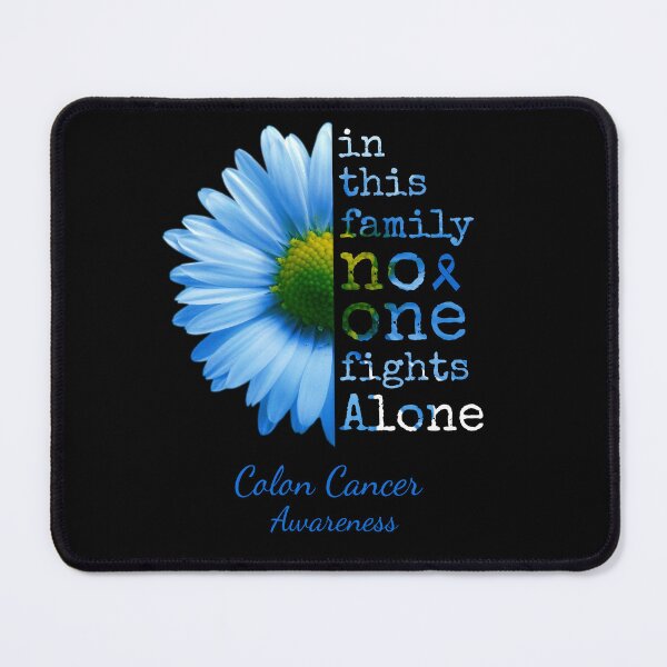 Item preview, Colon Cancer Awareness In This Family No One Fights Alone Daisy designed and sold by cssdru.