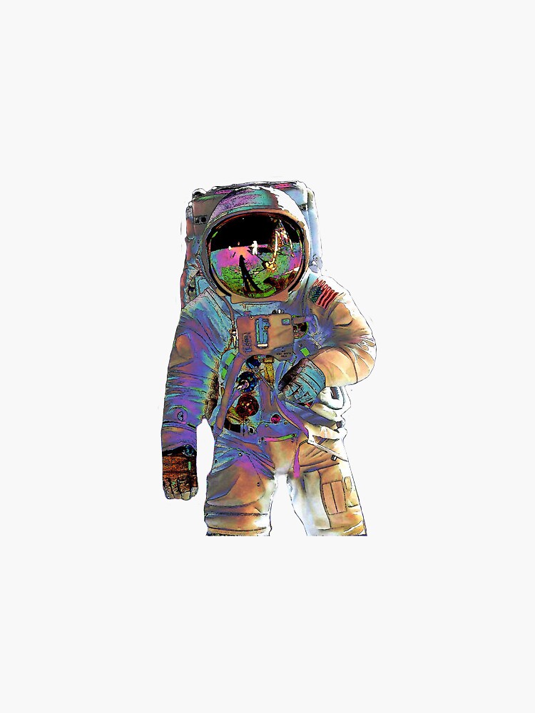 Discover Astronaut Sticker