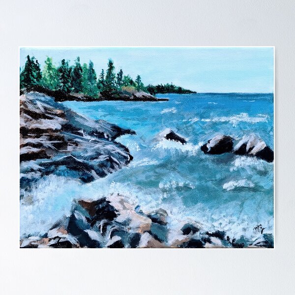 Road to Eagle Harbor, Upper Peninsula, Michigan Poster