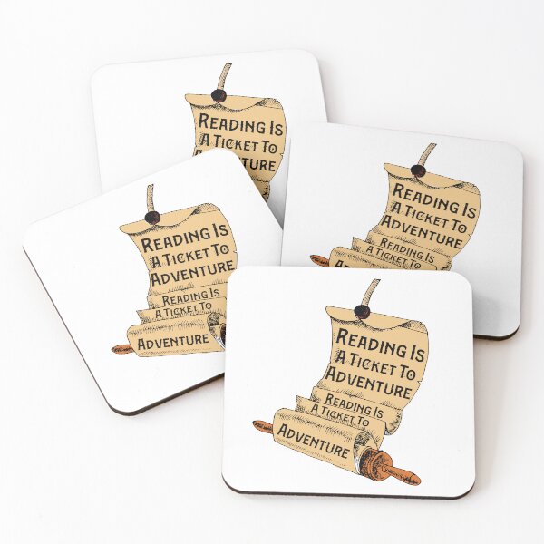 Item preview, Reading Is A Ticket To Adventure Funny Book Lovers Gift For Women And Men designed and sold by pedrored369.