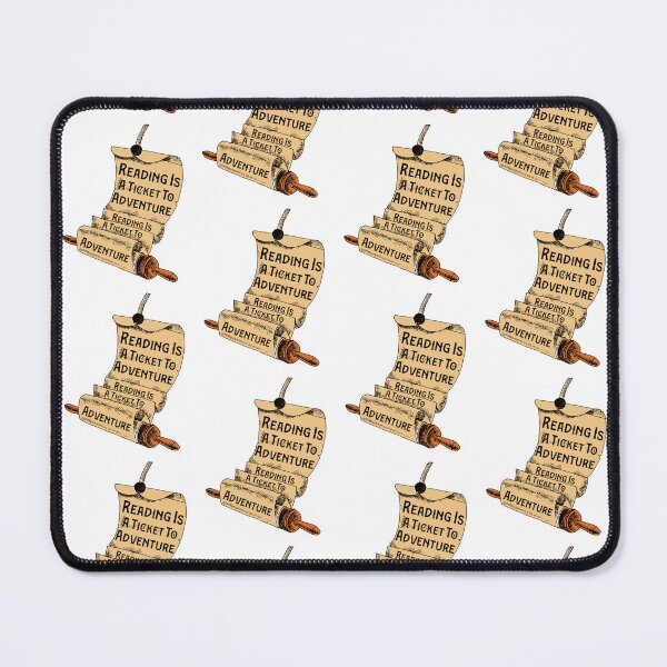 Item preview, Reading Is A Ticket To Adventure Funny Book Lovers Gift For Women And Men designed and sold by pedrored369.