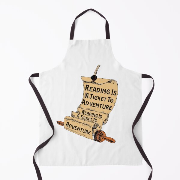 Item preview, Reading Is A Ticket To Adventure Funny Book Lovers Gift For Women And Men designed and sold by pedrored369.
