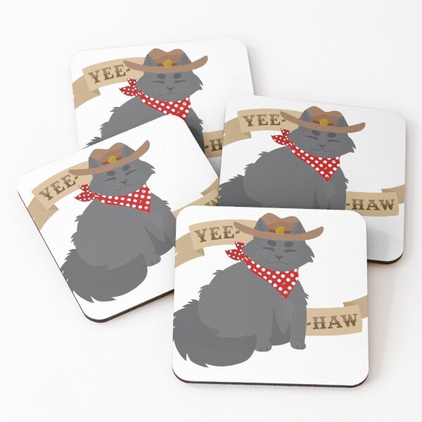 Item preview, Kitty Cowboy Nebelung (Gatsby) designed and sold by fatsbygatsby.