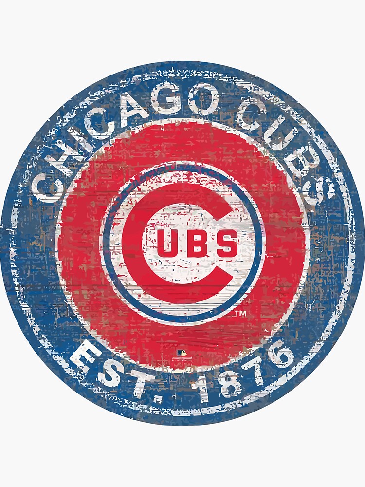 "Chicago sport est. 1876logo" Sticker by marjwarl Redbubble