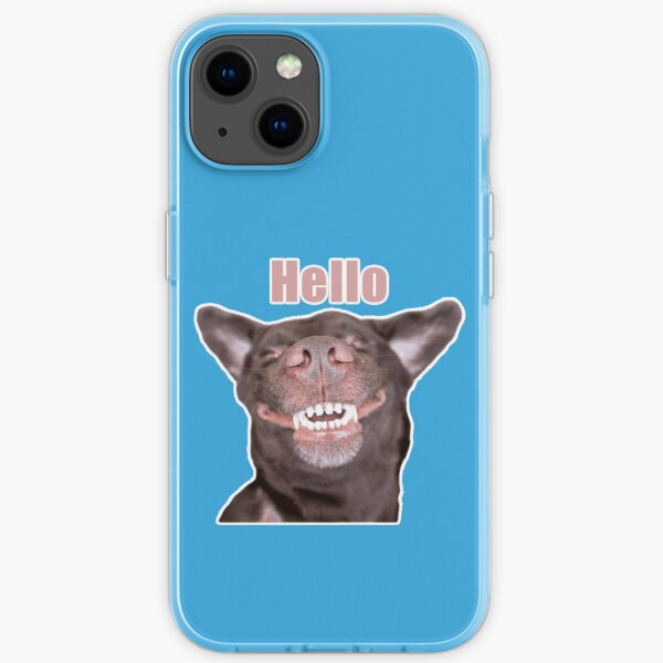 Smiling Puppy Meme iPhone Soft Case