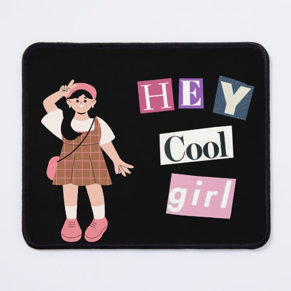 Item preview, HEY Cool Girl Design designed and sold by DigitalChickHub.