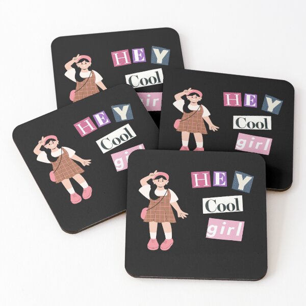 Item preview, HEY Cool Girl Design designed and sold by DigitalChickHub.