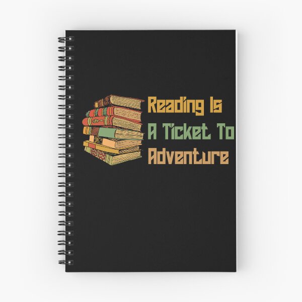 Item preview, Reading Is A Ticket To Adventure Cool Book Lovers Present For Women And Men designed and sold by pedrored369.