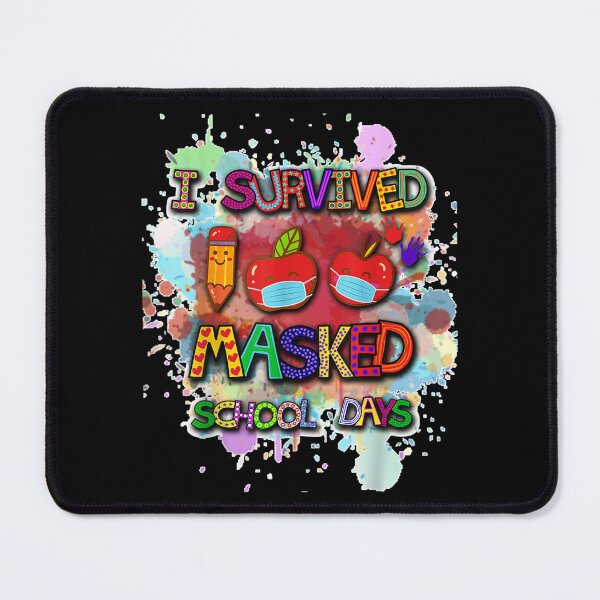 Item preview, Funny I Survived 100 Masked School Days 100 Days Of School  designed and sold by vergielx.