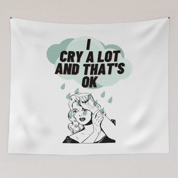 Item preview, I cry a lot, and that's ok - retro comic designed and sold by Mechanical-Artt.