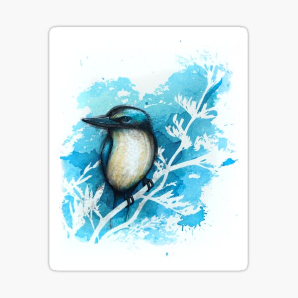 Item preview, Kingfisher designed and sold by A Curious Bestiary.