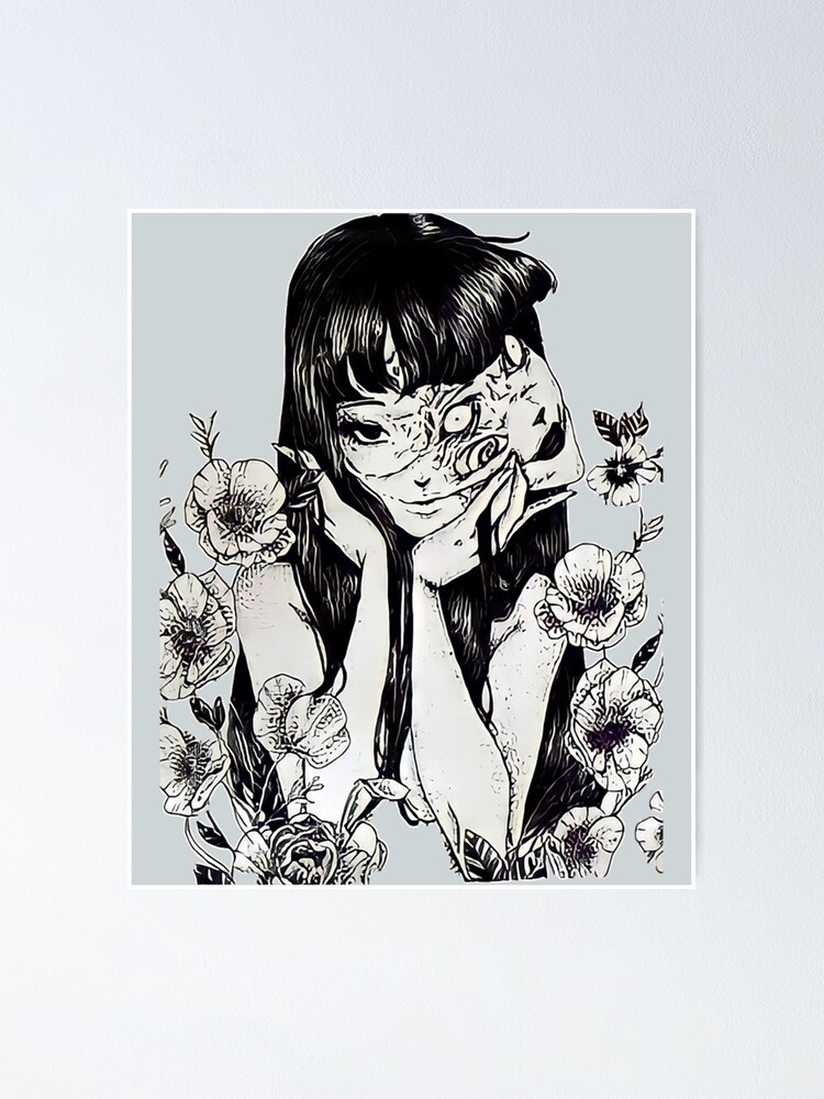 Tomie Junji Ito Unique Art Poster For Sale By Gwenfryshop Redbubble