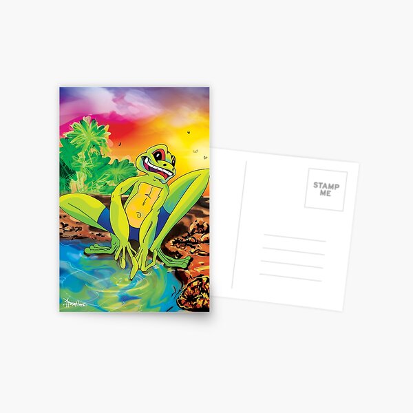 Morgan the Frog Postcard
