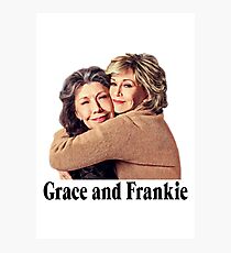 Grace and Frankie Hug 2 Photographic Print