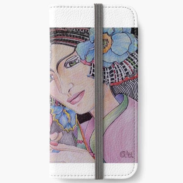 Art Deco Ladies iPhone Wallet