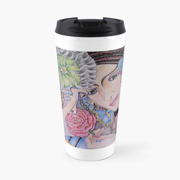 Art Deco Ladies Travel Coffee Mug