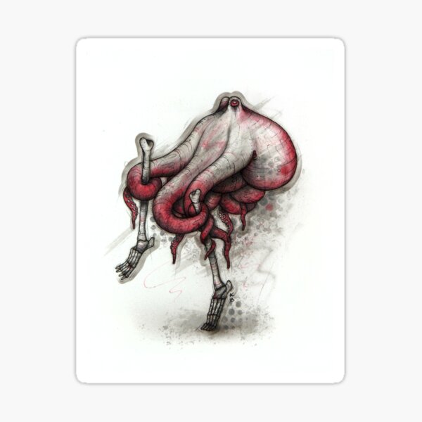 Item preview, Octo Stilts Study designed and sold by A Curious Bestiary.