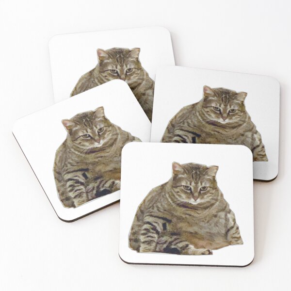 Item preview, Fat tabby cat sitting designed and sold by Isabella Schwartz.