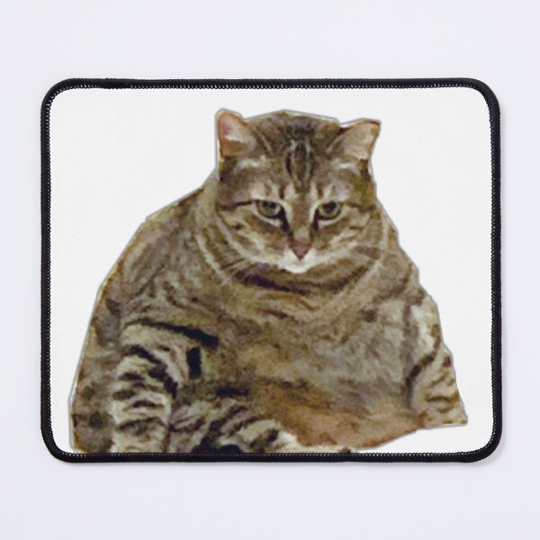 Item preview, Fat tabby cat sitting designed and sold by Isabella Schwartz.