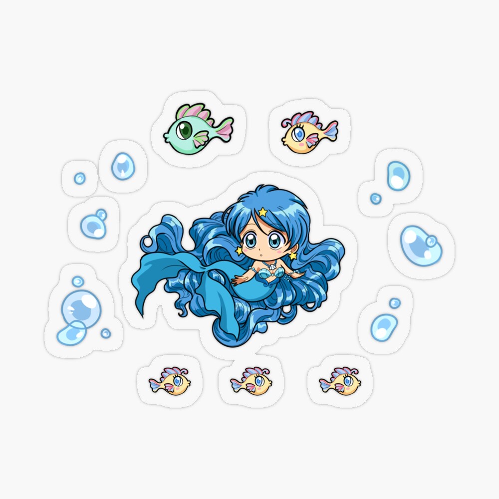 Mermaid Melody Stickers Sticker Pack ,, MMPPP Luchia Hanon Rina