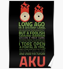 aku samurai jack Poster