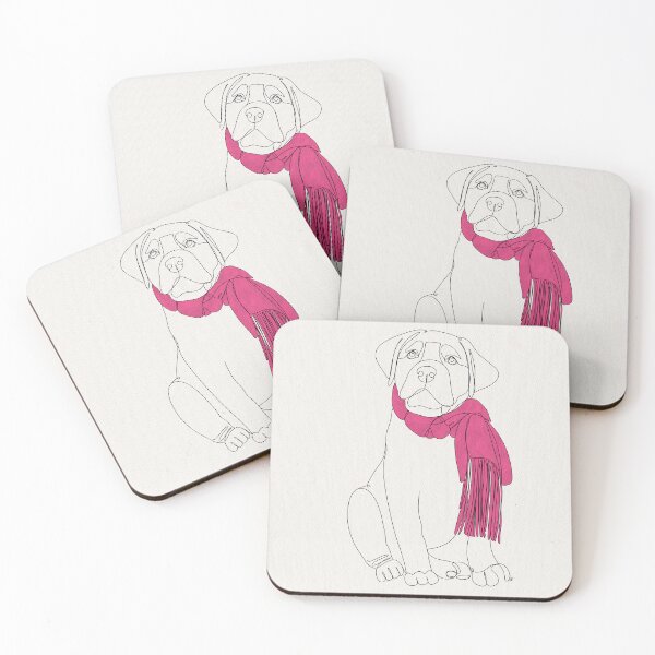Item preview, Labrador Pup with Pink Scarf designed and sold by rmcbuckeye.