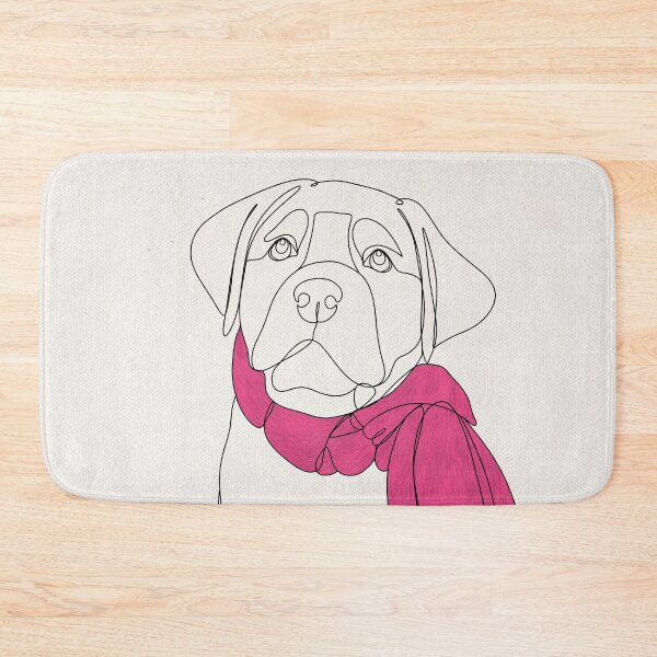 Item preview, Labrador Pup with Pink Scarf designed and sold by rmcbuckeye.