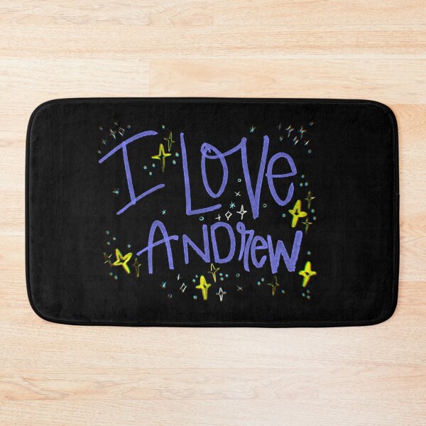 Item preview, I LOVE ANDREW NAME PURPLE designed and sold by GIVENGRACE.ART.