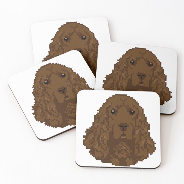Item preview, Cocker Spaniel Dog - Pixel Art designed and sold by adlibcreative.