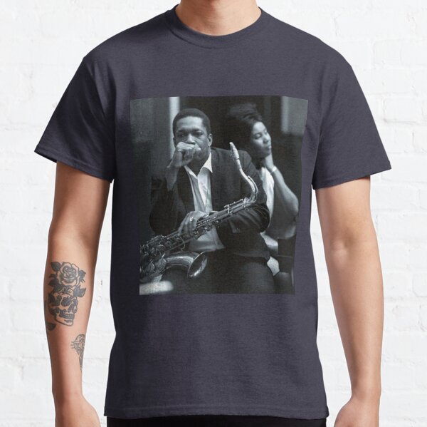 John and Alice Coltrane in their World Classic T-Shirt