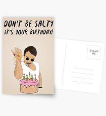 Salt Bae - Birthday Card Postcards