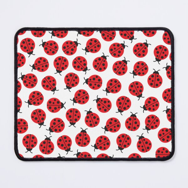 Item preview, Ladybug Spring Flowers Pink Red Background designed and sold by EmilyFun.