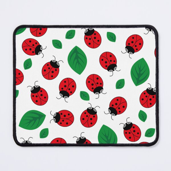 Item preview, Ladybug with leaves seamless pattern designed and sold by EmilyFun.