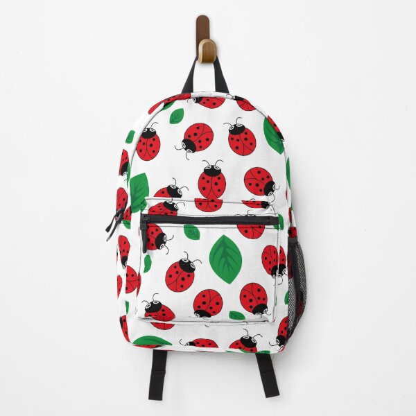 Item preview, Ladybug with leaves seamless pattern designed and sold by EmilyFun.