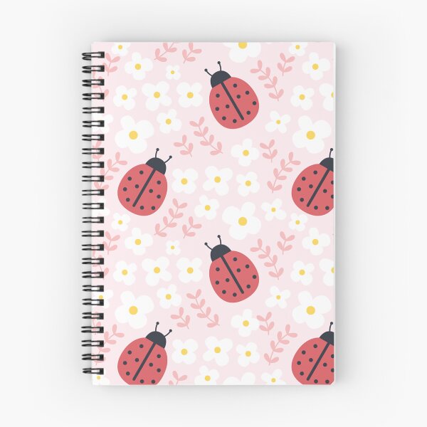 Item preview, Ladybugs and flowers seamless background repeating pattern designed and sold by EmilyFun.