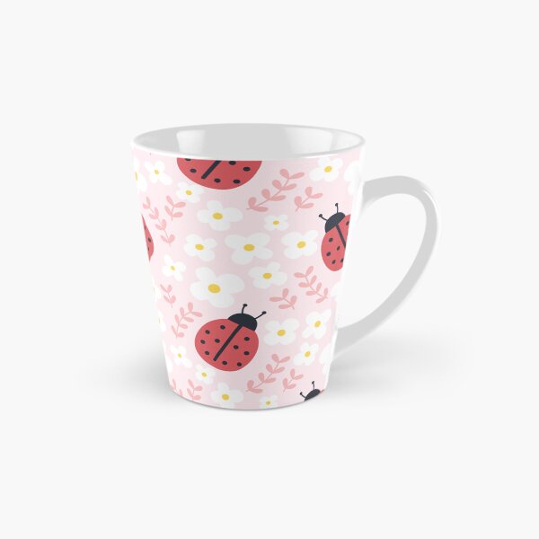 Item preview, Ladybugs and flowers seamless background repeating pattern designed and sold by EmilyFun.