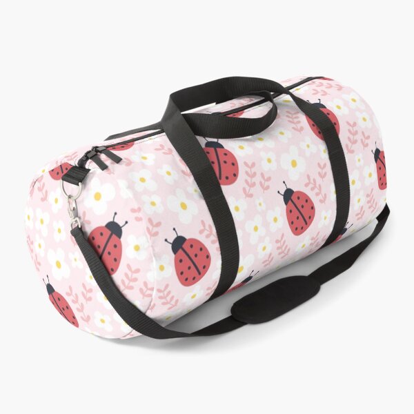 Item preview, Ladybugs and flowers seamless background repeating pattern designed and sold by EmilyFun.