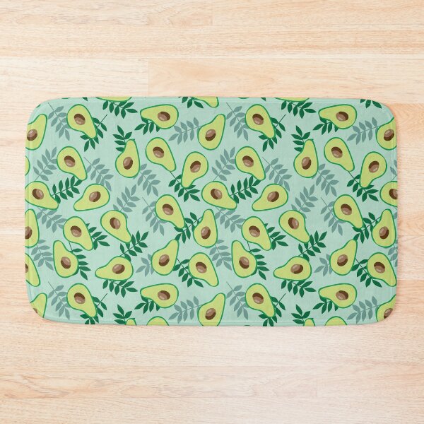 Item preview, Light green background, ripe avocado, leaves designed and sold by EmilyFun.