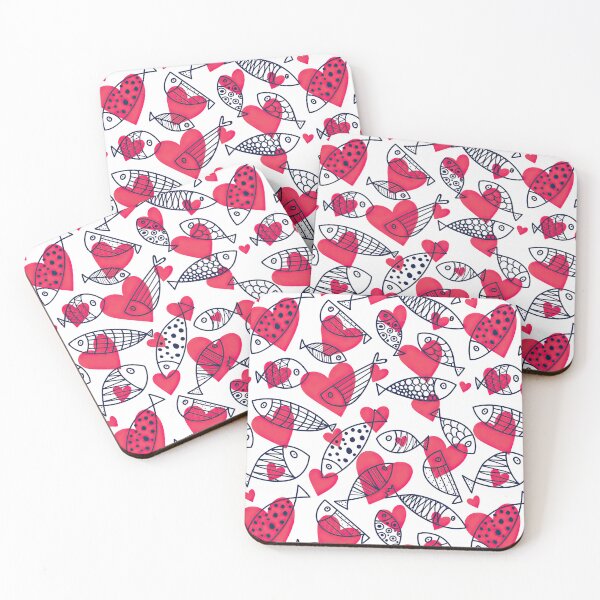 Item preview, Love Fish Pattern designed and sold by EmilyFun.