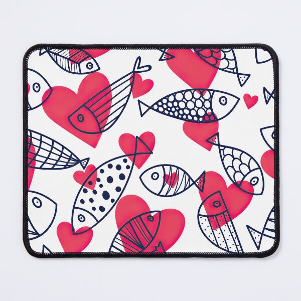 Item preview, Love Fish Pattern designed and sold by EmilyFun.